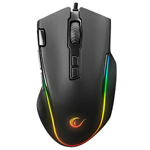 Miš RAMPAGE SMX-G72 Greedy, 7200 DPI, USB, žičani, RGB, crni