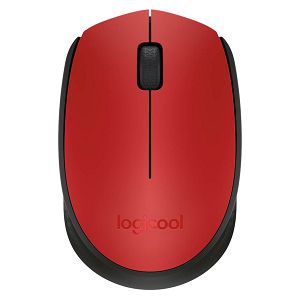 MOUSE LOGITECH Wireless M171 USB, bežični, crni/plavi/crveni