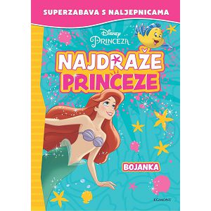 Najdraže princeze bojanka, super zabava s naljepnicama Disney