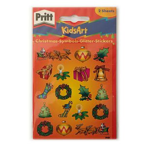 Naljepnice glitter božićne 2 lista Pritt KidsArt Henkel