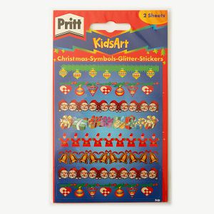 Naljepnice glitter božićne 2 lista Pritt KidsArt Henkel