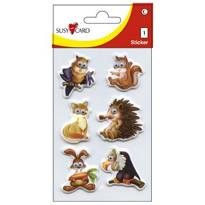 NALJEPNICE STICKERS HERLITZ 3D Životinje 1 shake 11258548