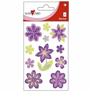 NALJEPNICE STICKERS HERLITZ Cvjetovi glitter 11311511