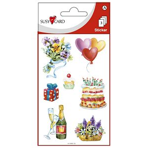 NALJEPNICE STICKERS HERLITZ Happy birthday 11259991