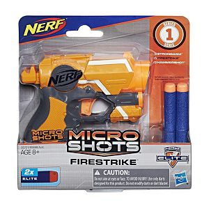 NERF Puška Microshots sa spužvastim mecima 8+ 2/1 Hasbro 451760