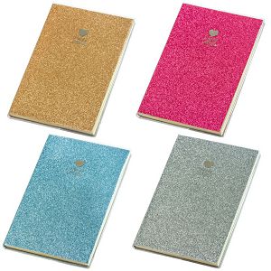 NOTES HAPPY glitter, A5 503419 4boje