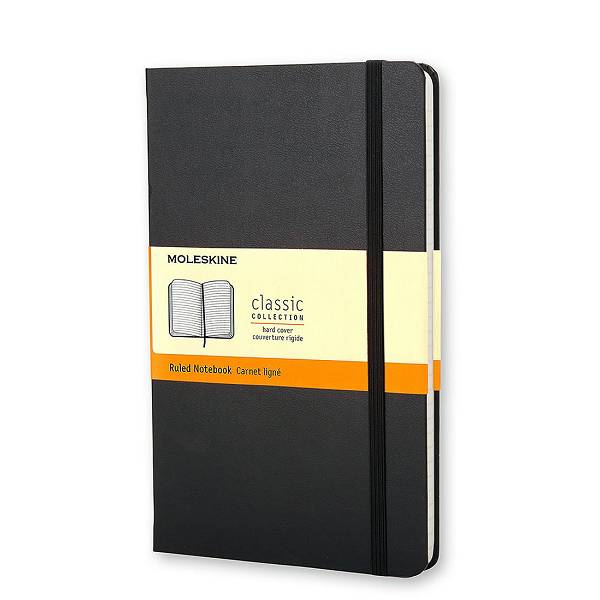 Notes Moleskine crni crte 9x14cm/192 listova