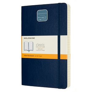 Notes Moleskine plavi mekane korice 70gr/400lista 606259