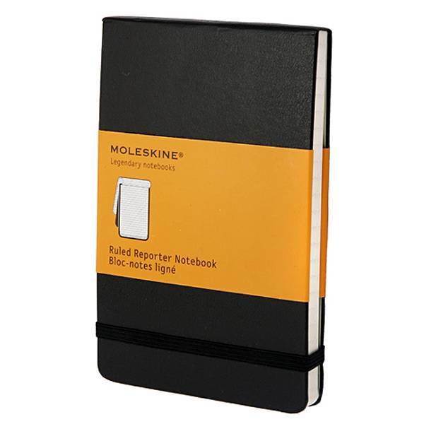 Notes Moleskine Reporter crni crte 9x14cm/192 listova