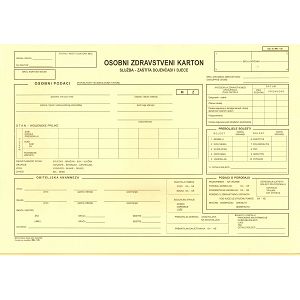 Osobni zdravstveni karton za zaštitu zdravlja dojenčadi i djece MN-120, Karton, 29.7x21cm 