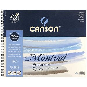 Papir slikarski akvarel 37x46cm 300gr/12Lista Canson Montval