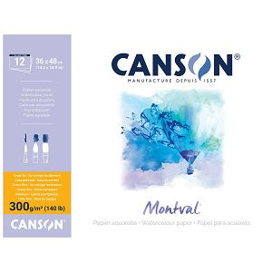 Papir slikarski akvarel Canson Montval 36x48cm 300gr 12/1