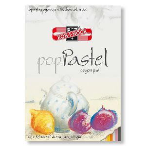 PAPIR SLIKARSKI PASTEL 245x345mm 20kom 220gr KOH-I-NOOR mix boje