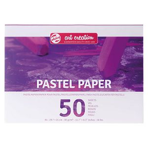 PAPIR SLIKARSKI Pastel, razne nijanse 29.7x21cm 90gr/50Lista Royal Talens