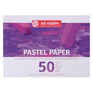 PAPIR SLIKARSKI Pastel, razne nijanse 42x29.7cm 90gr/50Lista Royal Talens