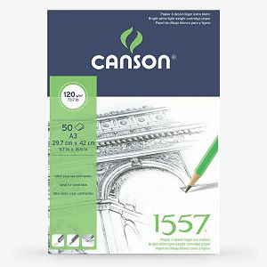 Papir slikarski za crtanje Dessin A3 120g/50Lista Canson 1557