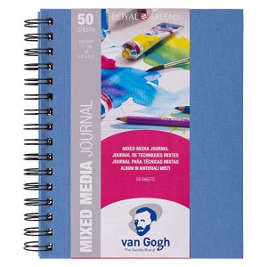 Blok za različite tehnike MixMediaJournal A5 160gr/50Lista Van Gogh Royal Talens