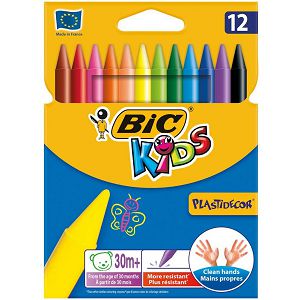 Pastele voštane BIC KIDS PLASTIDECOR 12/1 945764