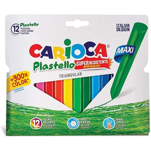 PASTELE voštane CARIOCA Jumbo, trokutaste 12/1 42671