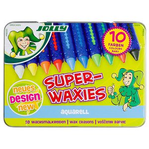 Pastele voštane JOLLY superwaxies aqua, pčelinji vosak 12/1 met.kutiji 5955-0003