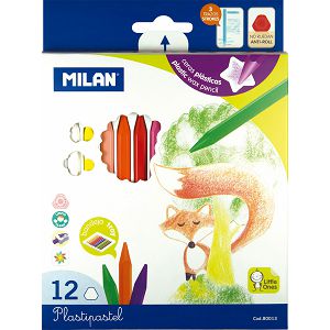 PASTELE voštane MILAN Plastipastel 12/1 800132