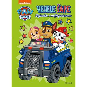 Paw Patrol Vesele šape,bojanka s naljepnicama 324571