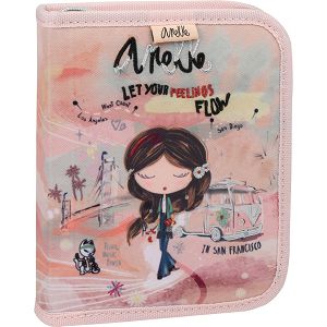 PERNICA ANEKKE BIG Peace&Love, 1 zip, puna, 2 preklopa P36, 080022