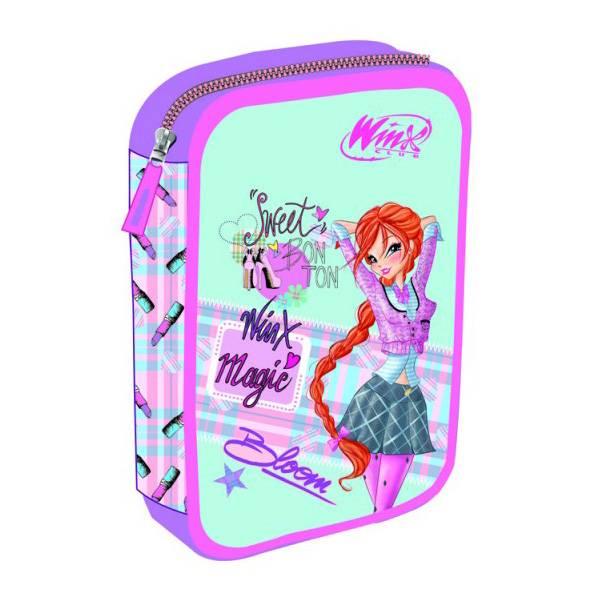 Pernica puna 1zip Winx Target 17541 svijetlo plava/lila