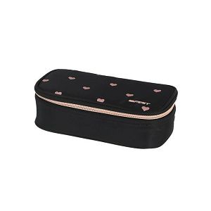 PERNICA SPIRIT My Bag 41 410625,crna s rozim srcima,1zip,prazna 106255