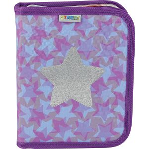 PERNICA STREET BIG Glitter Star 1zip puna, 2preklopa P40 084884
