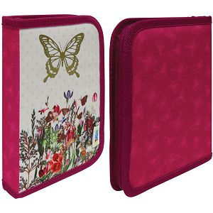 PERNICA STREET GOLD BUTTERFLY 1zip, puna,1 preklop 052456