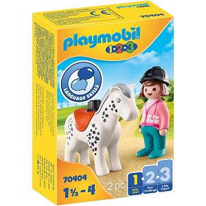 Playmobil kocke 1.5-4god.Jahač s konjem 704047