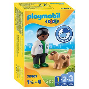 Playmobil kocke 1.5-4god.Veterinar sa psom 704078