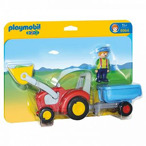 Playmobil kocke 1.5+god.Traktor s prikolicom 069641