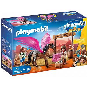 Playmobil kocke 5+ god.Marla i Del s krilatim konjem,41kom 700742