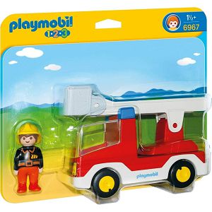 PLAYMOBIL KOCKE 6967, 1.5god.vatrogasni kamion s ljestvama 069672