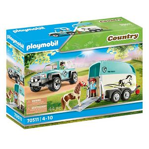 PLAYMOBIL KOCKE 70511,4-10god.Vozilo s prikolicom za ponije 705112