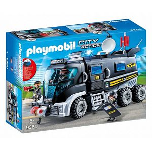 PLAYMOBIL KOCKE 9360, 5+god. Kamion taktičke jedinice 093608