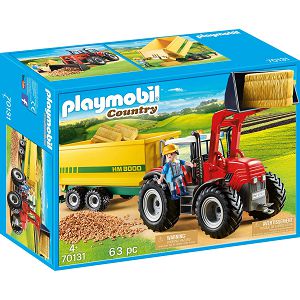 PLAYMOBIL KOCKE Country 70131, 4+god. Traktor s prikolicom 701312