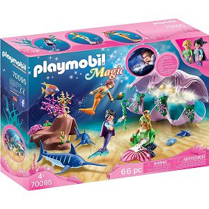 PLAYMOBIL KOCKE Magic 70095, 4+god. Noćno svjetlo u obliku školje s biserima 00957