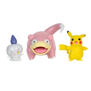 Pokemon figura 3/1 Pikachu Female/Litwick/Slowpoke Battle Figure W18 481355