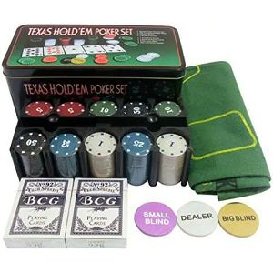 POKER SET u metalnoj kutiji PS403 Texas Holdem 061667