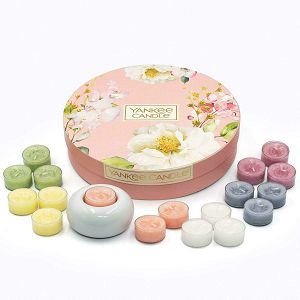 POKLON SET Yankee Candle 18 dušica + svijećnjak, Tea Lights Garden Hideaway 093536