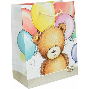 POKLON VREĆICA Popcorn bear 33x45.7x10.2cm velika XL, mat 426859