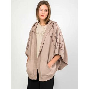 PONČO ANEKKE s kapuljačom,bež 41284-011