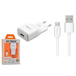 Punjač USB kućni 2.4A, USB, + Micro USB kabel, bijeli