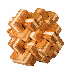 PUZZLE BAMBOO interaktivne, IQ Test Ananas Fridolin 174653