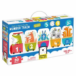 PUZZLE BANANA PANDA Vlakić s brojevima 3+ 30/1 491132