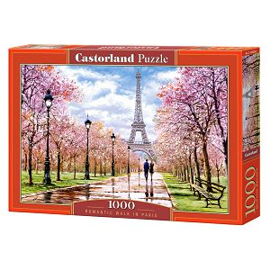 PUZZLE CASTORLAND 1000kom Romantična šetnja Parizom 104369