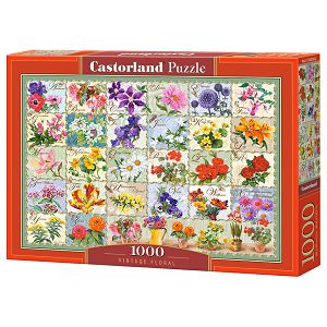 PUZZLE CASTORLAND 1000kom Vintage cvijeće 104338